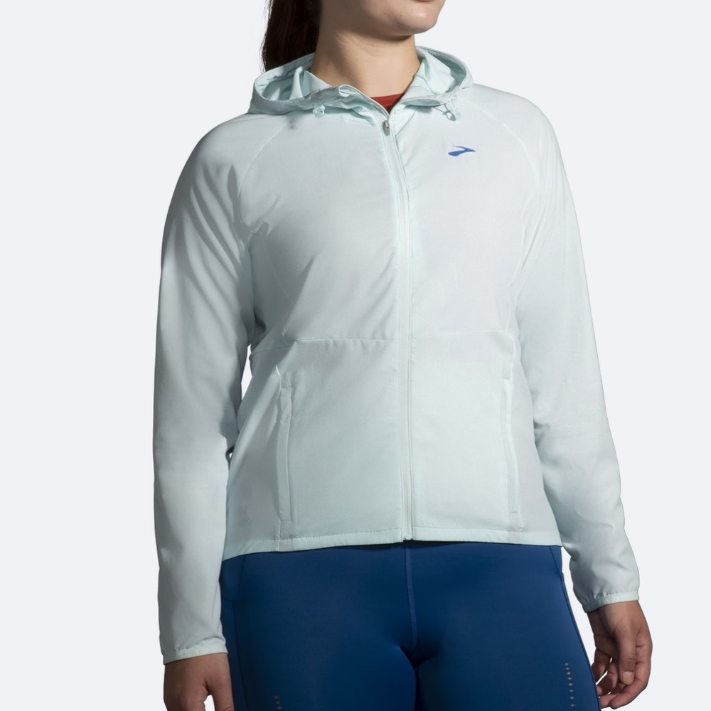 Brooks Canopy Jacket. Ice Blue. Size XSmall. EUC. - Picture 2 of 16